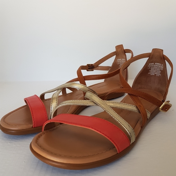 Rockport Tan Strappy Comfy Sandals Size 8 - Picture 5 of 11